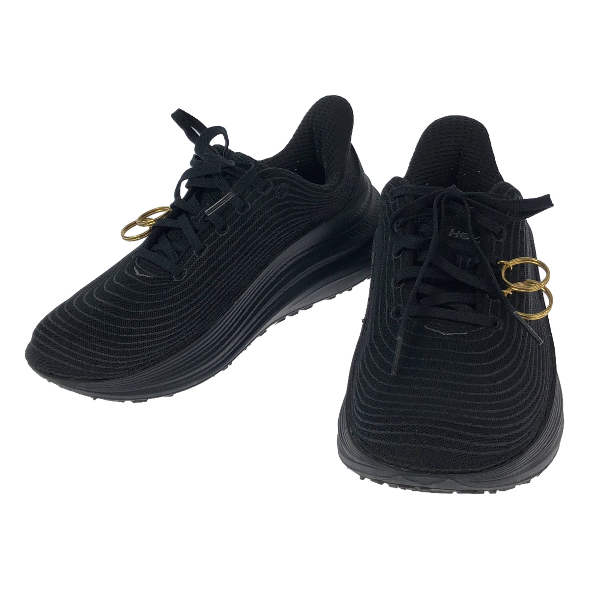 【미품】 HOKA ONE ONE / 호카오네오네 | × BLACK COMME des GARCONS TC1.0 운동화 | 25 | 블랙 | 여성