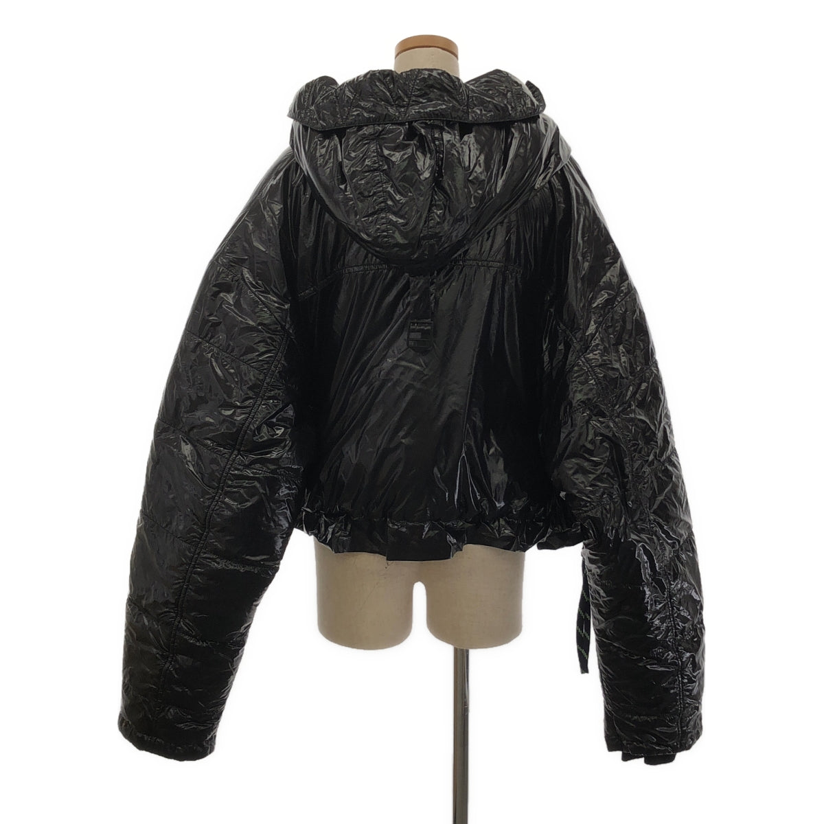 [Good Condition] Maison Margiela | Drawstring Pocket Short Over Down Jacket Hoodie | Size 40 | Black | Women's