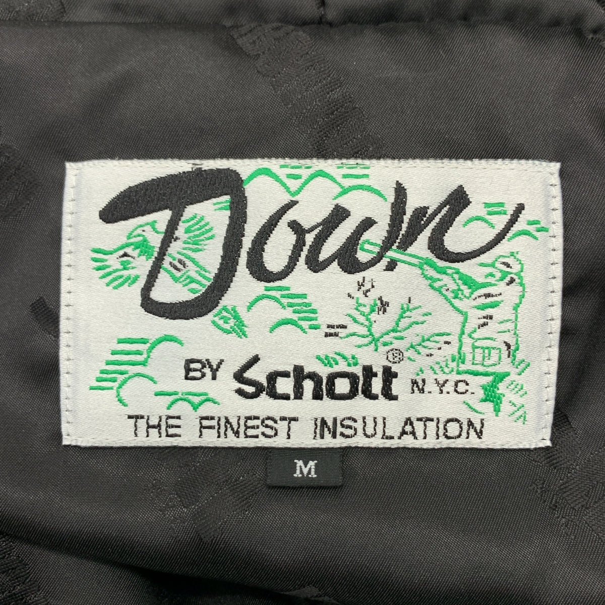 SCHOTT / Schott | x NEIGHBORHOOD 皮革羽絨外套 | M | 男款