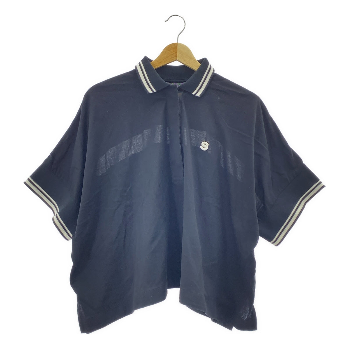 sacai / 사카이 | 2022SS | S Pique Polo Shirt 로고 폴로 셔츠 | 1 | 여성
