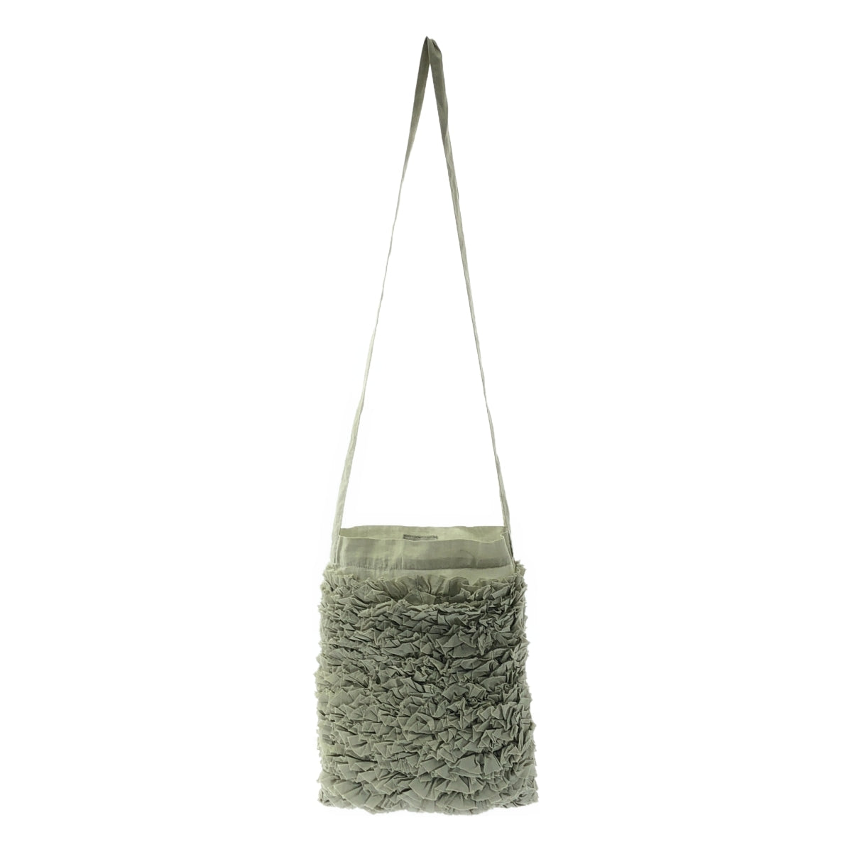 【新品】  R & D.M.Co- / オールドマンズテーラー | FRILL ONE SHOULDER BAG フリル ワンショルダーバッグ | F | Eucalyptus / ユーカリピタス | レディース