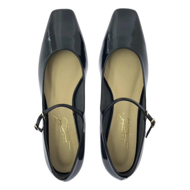 Le Talon / Le Talon | 漆皮綁帶方頭瑪莉珍高跟鞋 | 24.5 | 女裝