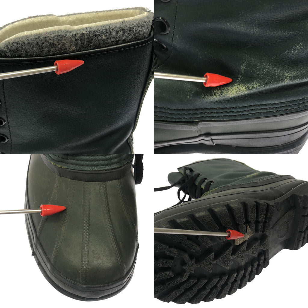 SOREL / ソレル | レザー ラバー インナー付 レースアップ ブーツ | 9 | グリーン | メンズ