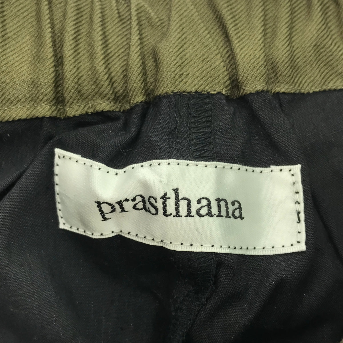 【新品】  prasthana / プラスターナ | 2 tuck baggy shorts / パンツ | M | ブラック | メンズ