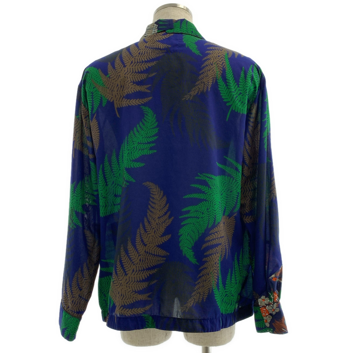 sacai / サカイ | 2021SS | Archive Print Mix Shirt / アーカイブ プリント ミックス オープンカラー オーバーシャツ ジャケット | 2 | メンズ