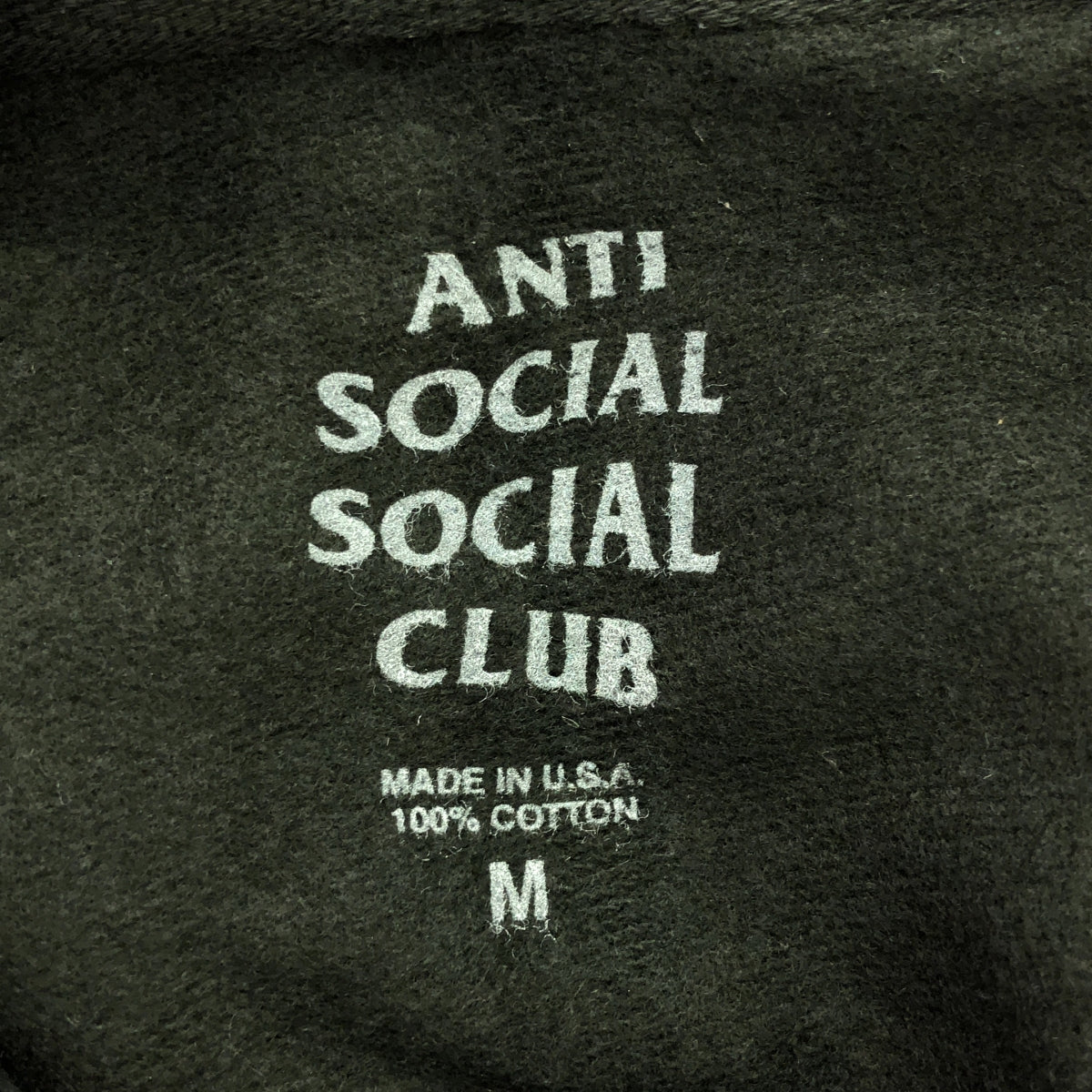 [成色良好] ANTI SOCIAL SOCIAL CLUB / 反社會社交俱樂部 | MIND GAMES HOODIE 運動衫連帽衫 | M |黑色 |男士