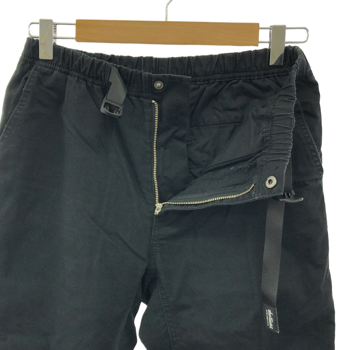 WILD THINGS / ワイルドシングス | THINGS PANTS ベルテッド シングス パンツ | S | ブラック | メンズ