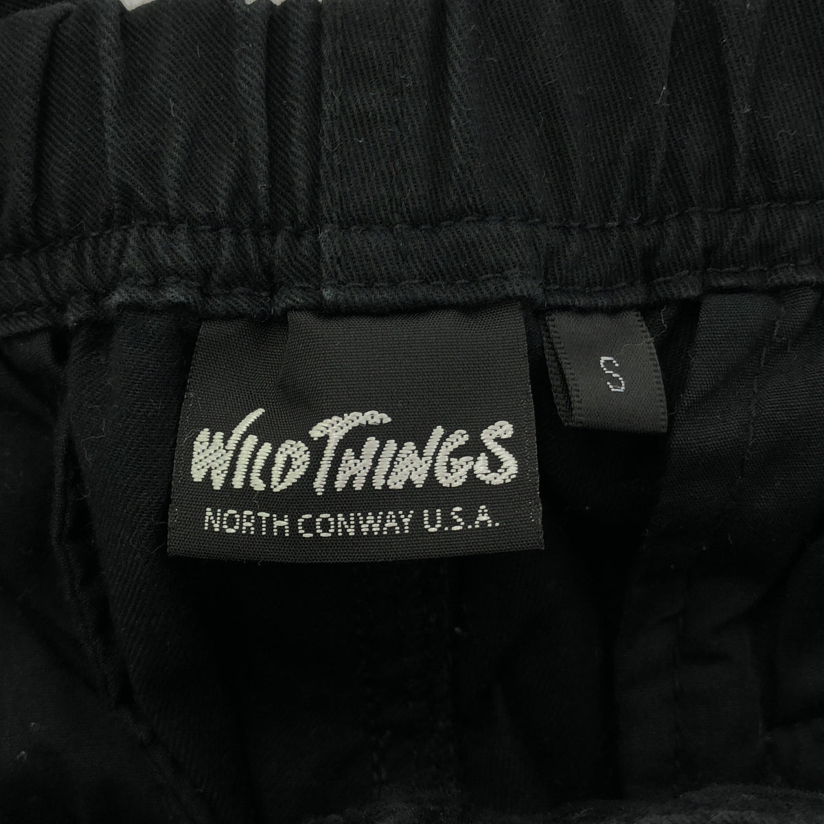 WILD THINGS / Wild Things | THINGS PANTS 束帶褲 | S | 黑色 | 男款