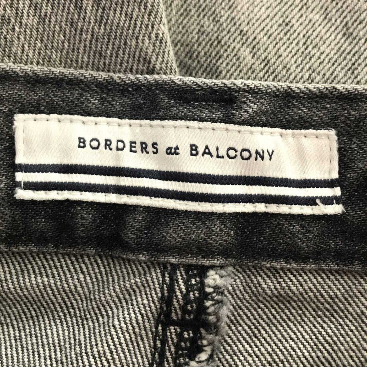 BORDERS at BALCONY / ボーダーズアットバルコニー | 5 POCKETS DENIM PANTS 5ポケット デニムパンツ | 38 | グレー | レディース