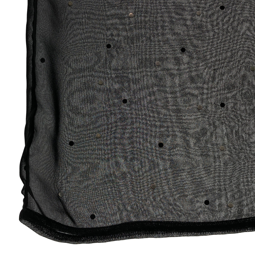 Maison Martin Margiela / メゾンマルタンマルジェラ | 2012SS | シフォンドッキング レイヤード レザーベスト | 38 | レディース