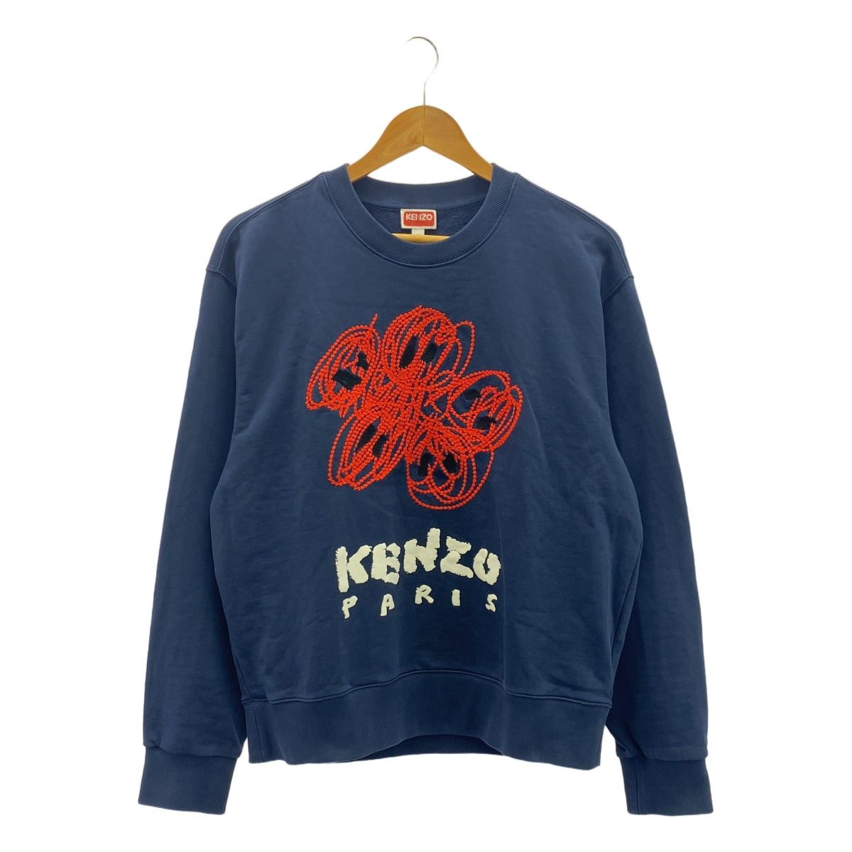KENZO / ケンゾー | 2024SS | Drawn Varsity Crew Sweat | M | ネイビー | メンズ