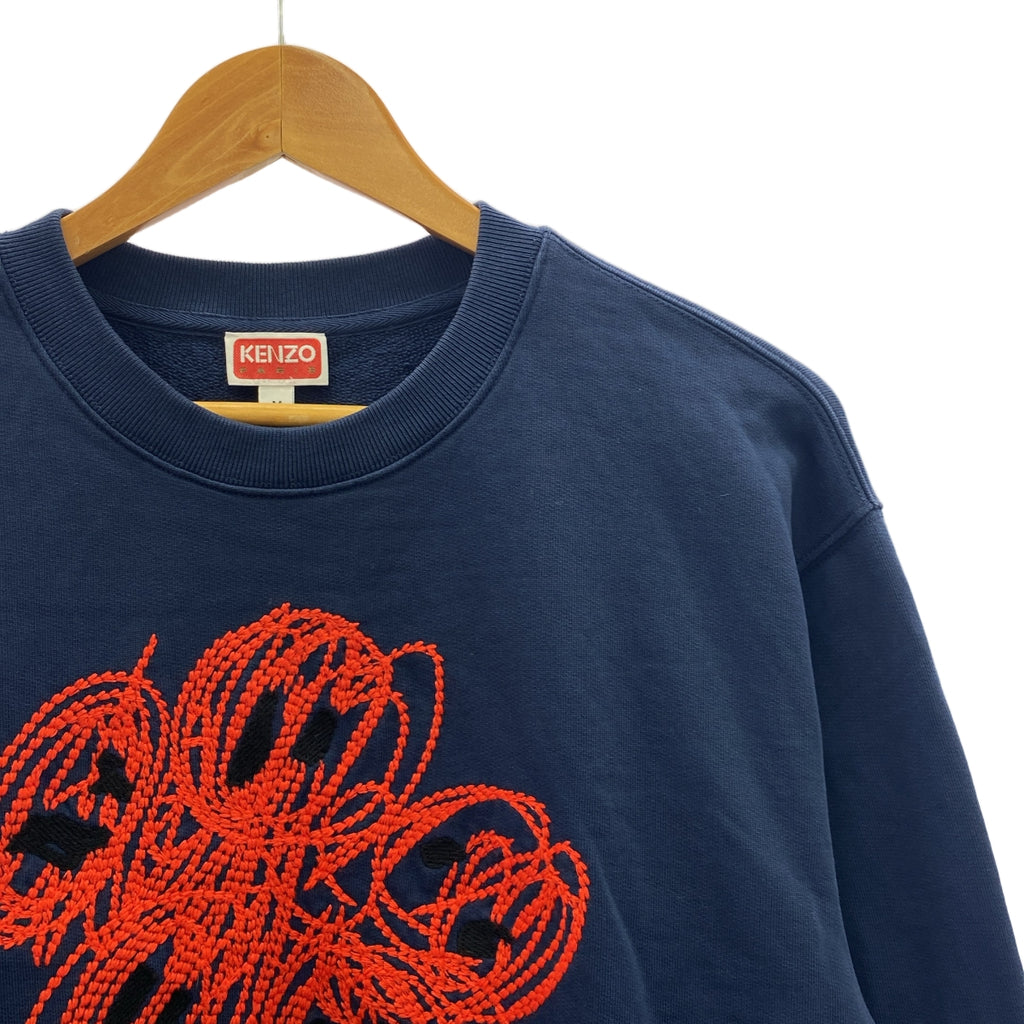KENZO / ケンゾー | 2024SS | Drawn Varsity Crew Sweat | M | ネイビー | メンズ