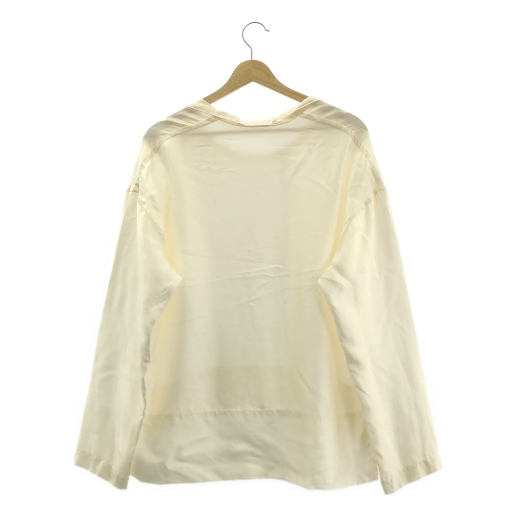 BLAMINK / 브라밍크 | 실크 인티메이트 풀오버 블라우스 |