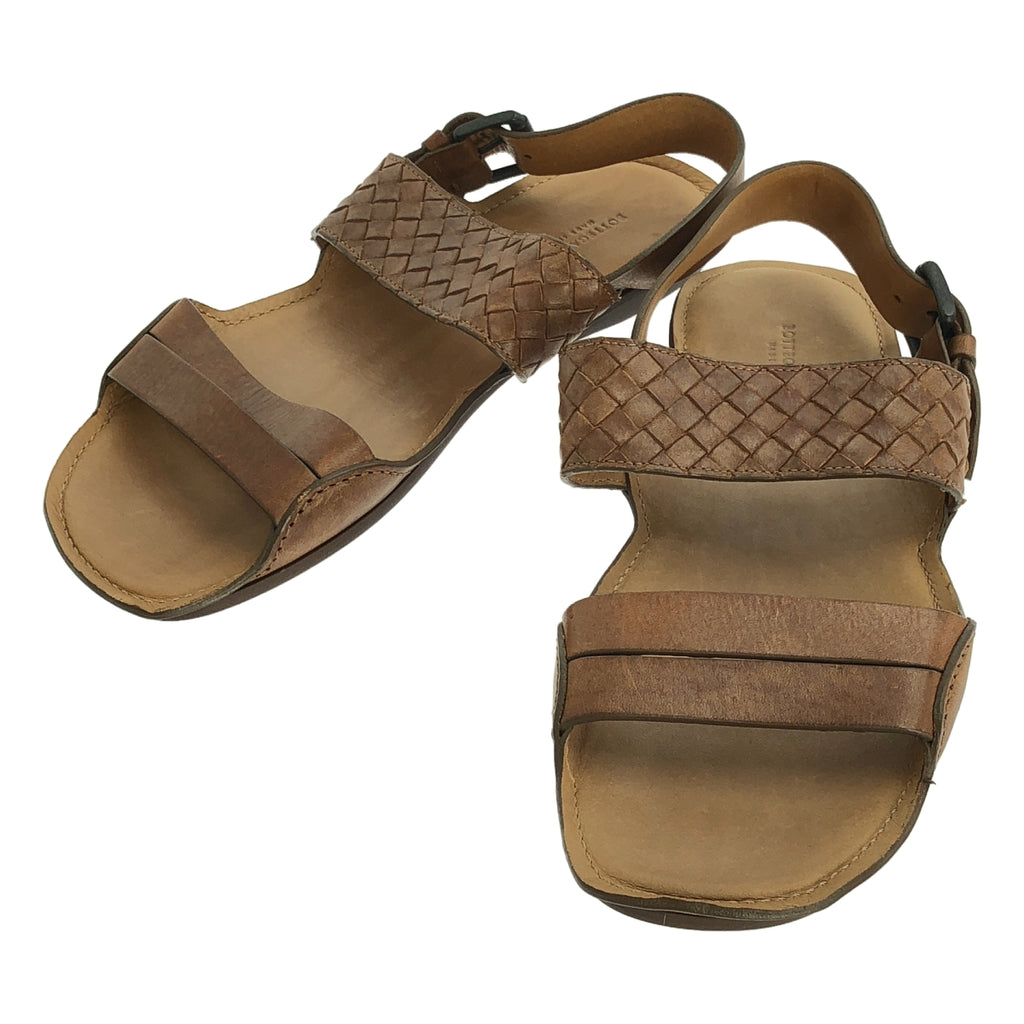 BOTTEGA VENETA / 보테가 베네타 | 가죽 인트레치아토 스트랩 샌들 | 42 | 남성
