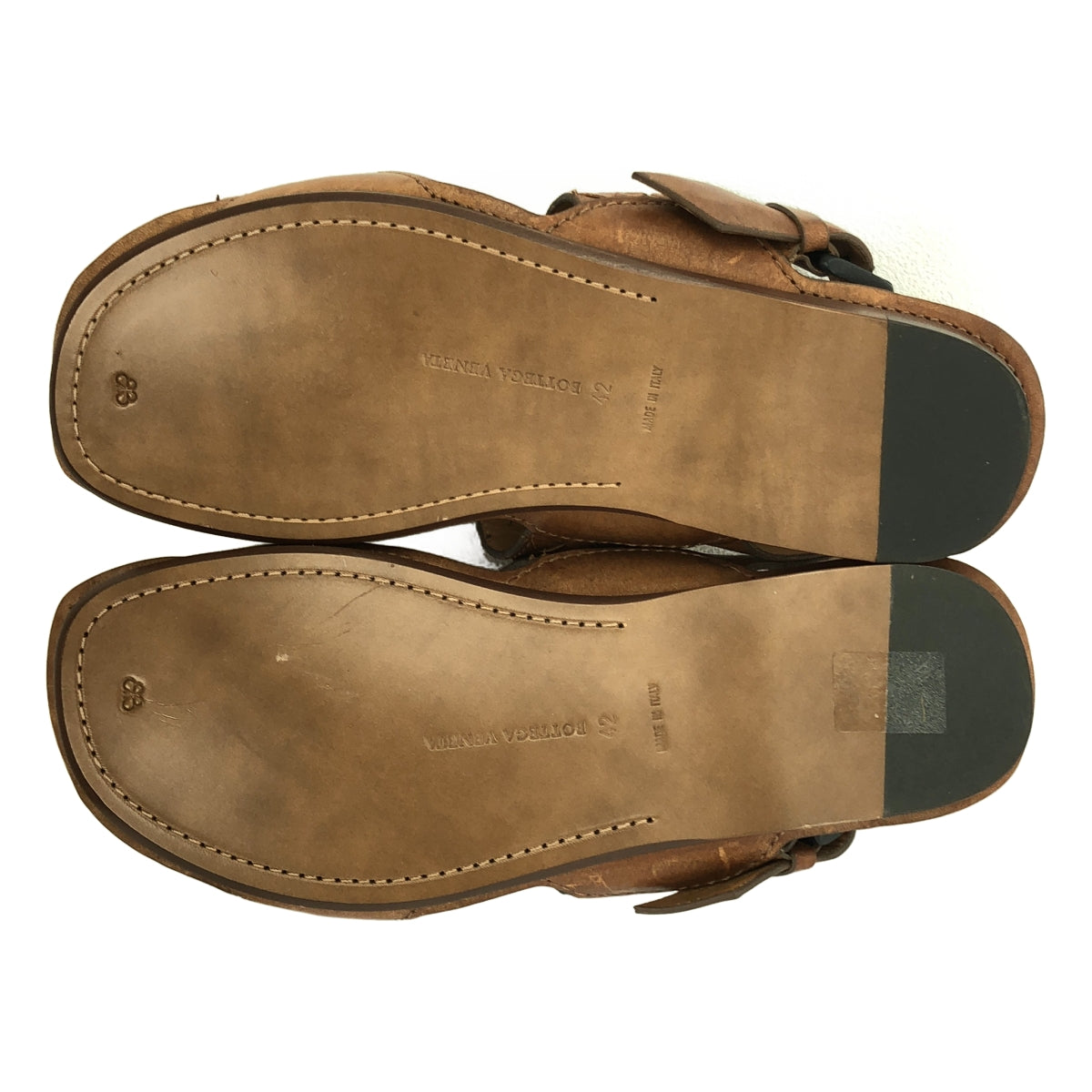 BOTTEGA VENETA / 보테가 베네타 | 가죽 인트레치아토 스트랩 샌들 | 42 | 남성