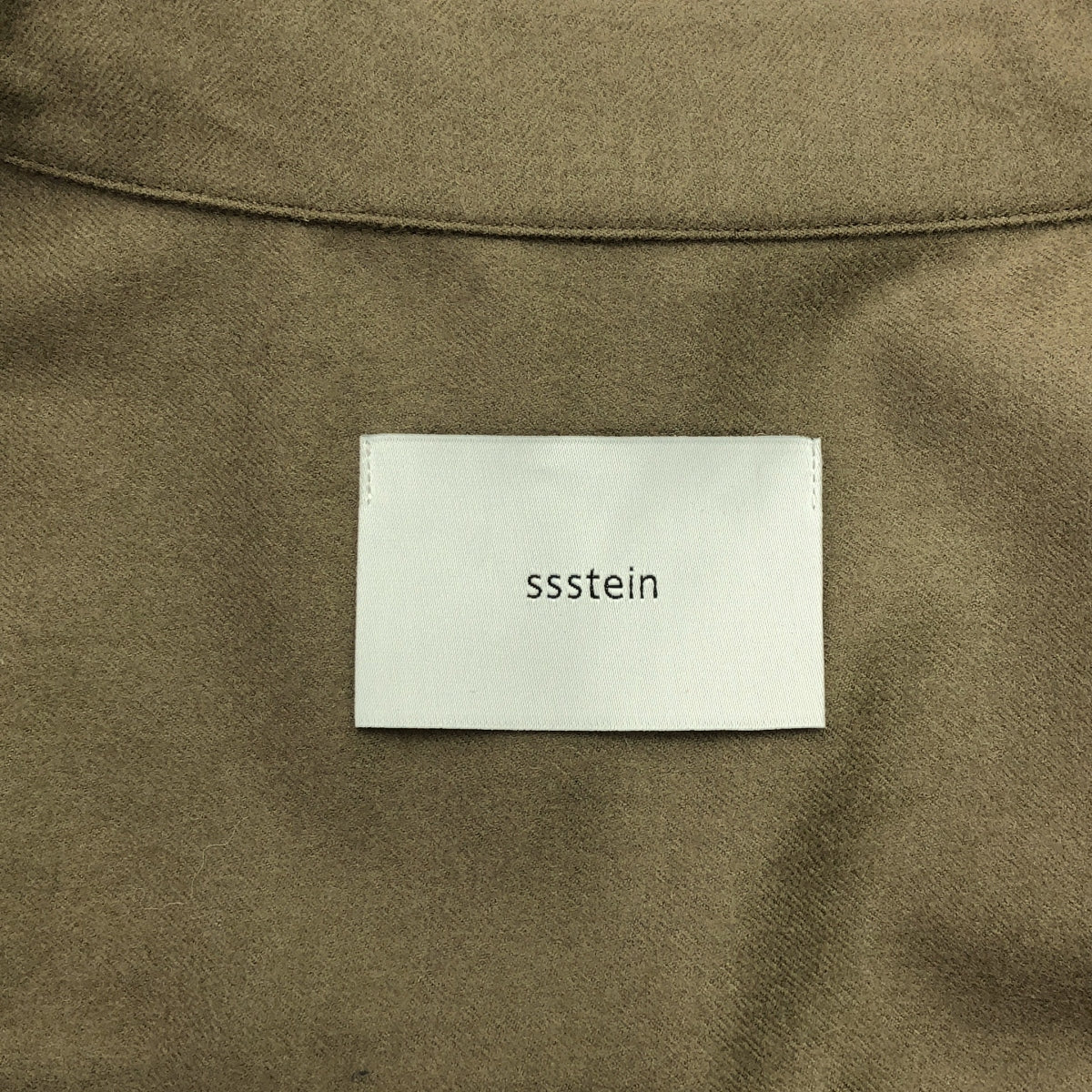 【미품】 stein / 슈타인 | 2024AW | OVERSIZED SKIPPER SHIRT / 오버 사이즈 스키퍼 셔츠 | M | dark beige | 남성