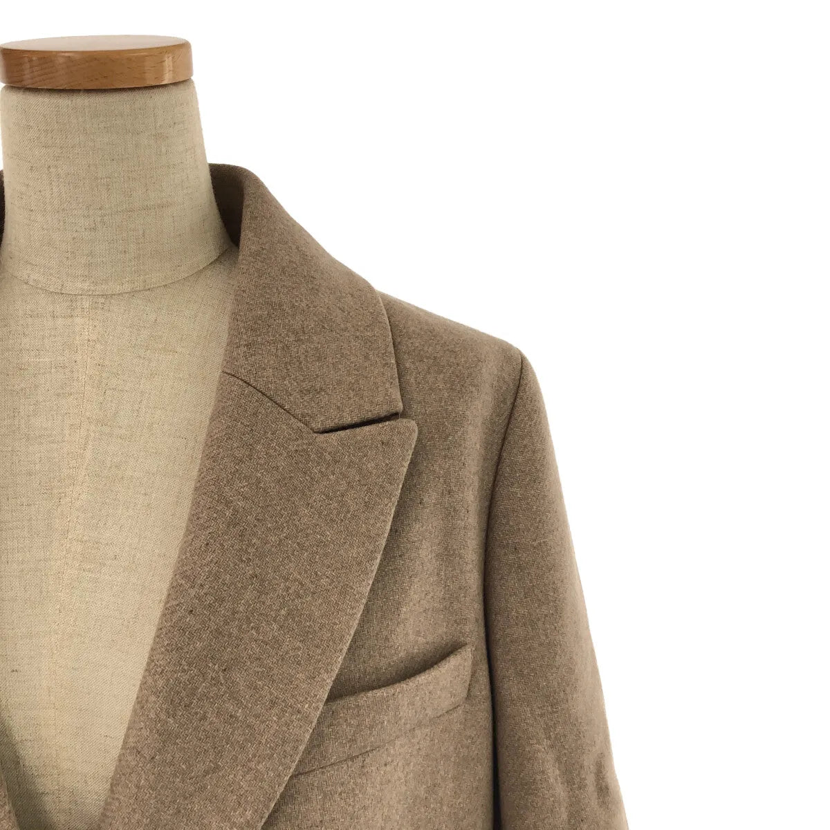 【미품】 Deuxieme Classe / 두지엠 클래스 | 2020AW | EVERYDAY I LIKE. Jacket Coat / 총 안감 캐시미어 블렌드 체스터 코트 | 38 | 베이지 | 여성