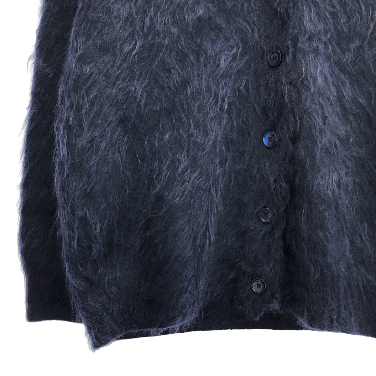 抽屜 | 7G 羊絨毛皮長開襟衫 |海軍 |女性的