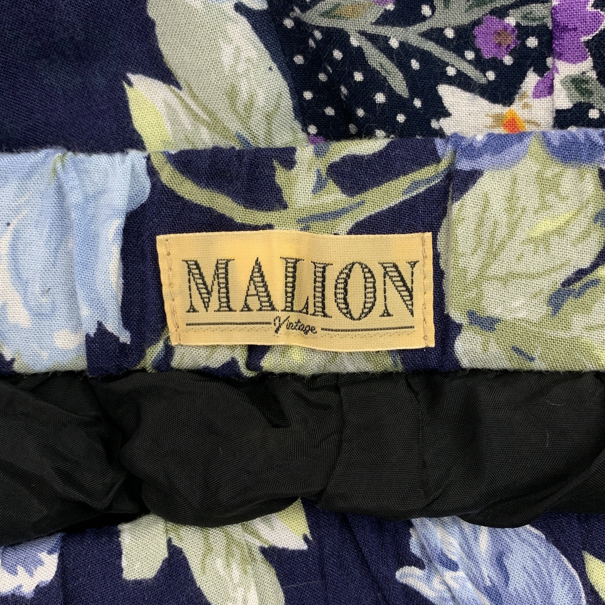 MALION vintage / 마리온 빈티지 | 플라워 패치 워크 이지 플레어 팬츠 | F | 남성