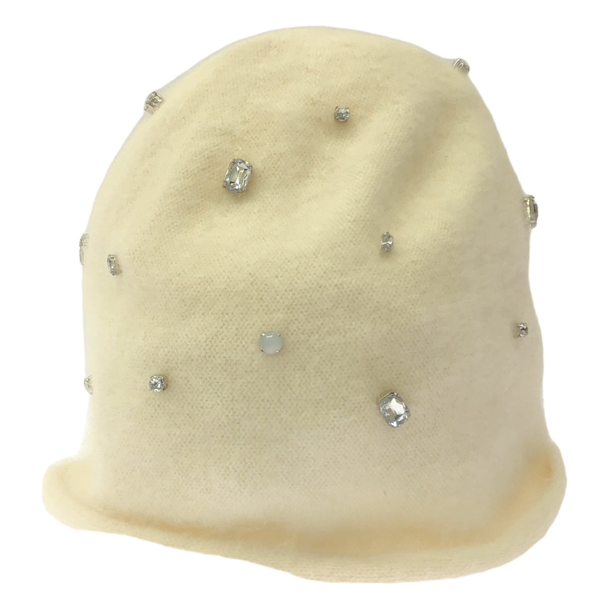 MURRAL / ミューラル | La Maison de Lyllis / Calm knit watch / ビジュー 装飾 ビーニーキャップ ニット 帽子 | F | アイボリー | レディース