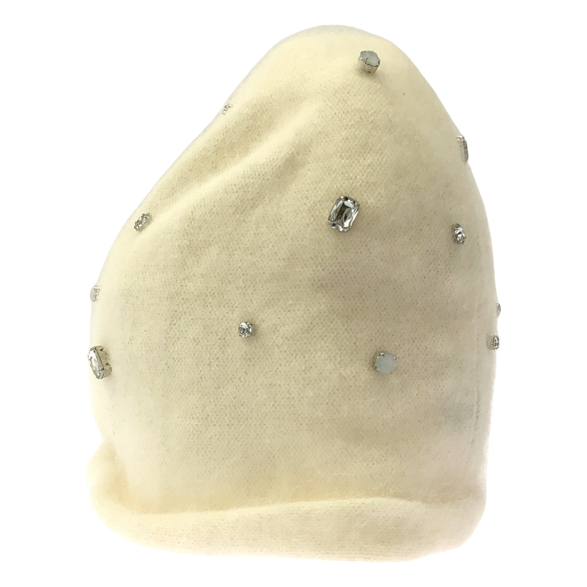 MURRAL / ミューラル | La Maison de Lyllis / Calm knit watch / ビジュー 装飾 ビーニーキャップ ニット 帽子 | F | アイボリー | レディース