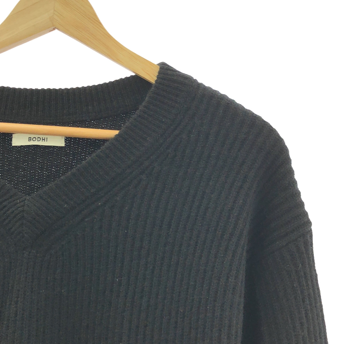 BODHI / ボーディ | 2024AW | TILDEN SWEATER カシミヤ チルデンニット セーター | 2 | ブラック | メンズ