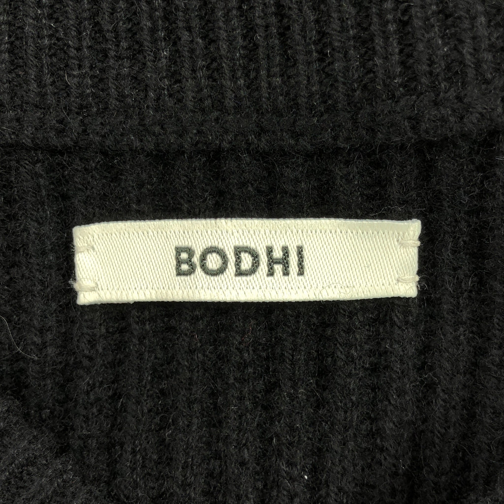 BODHI / 바디 | 2024AW | TILDEN SWEATER 캐시미어 칠덴 니트 스웨터 | 2 | 블랙 | 남성