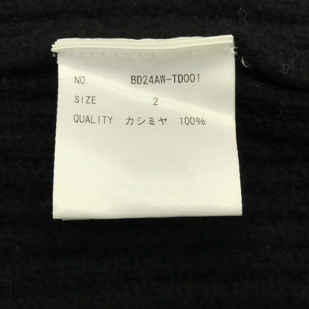 BODHI / 바디 | 2024AW | TILDEN SWEATER 캐시미어 칠덴 니트 스웨터 | 2 | 블랙 | 남성