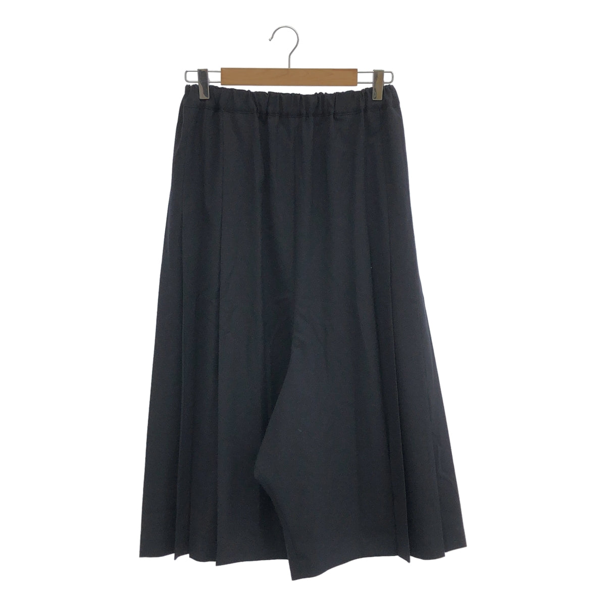 [品相極佳] COMME des GARCONS | 2025 春夏 |三褶羊毛 Easy Sarouel 長褲| SHOPBOP S 號 |海軍|女性的