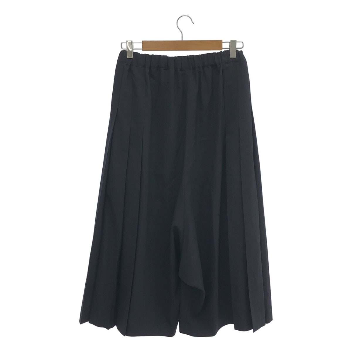[品相極佳] COMME des GARCONS | 2025 春夏 |三褶羊毛 Easy Sarouel 長褲| SHOPBOP S 號 |海軍|女性的
