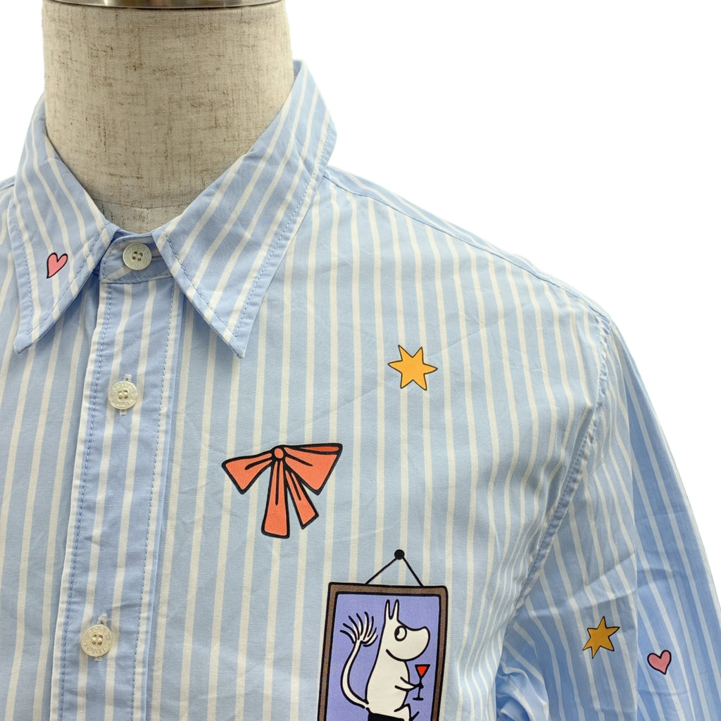 Acne Studios | x Moomin / 姆明條紋襯衫 | S碼 | 男款