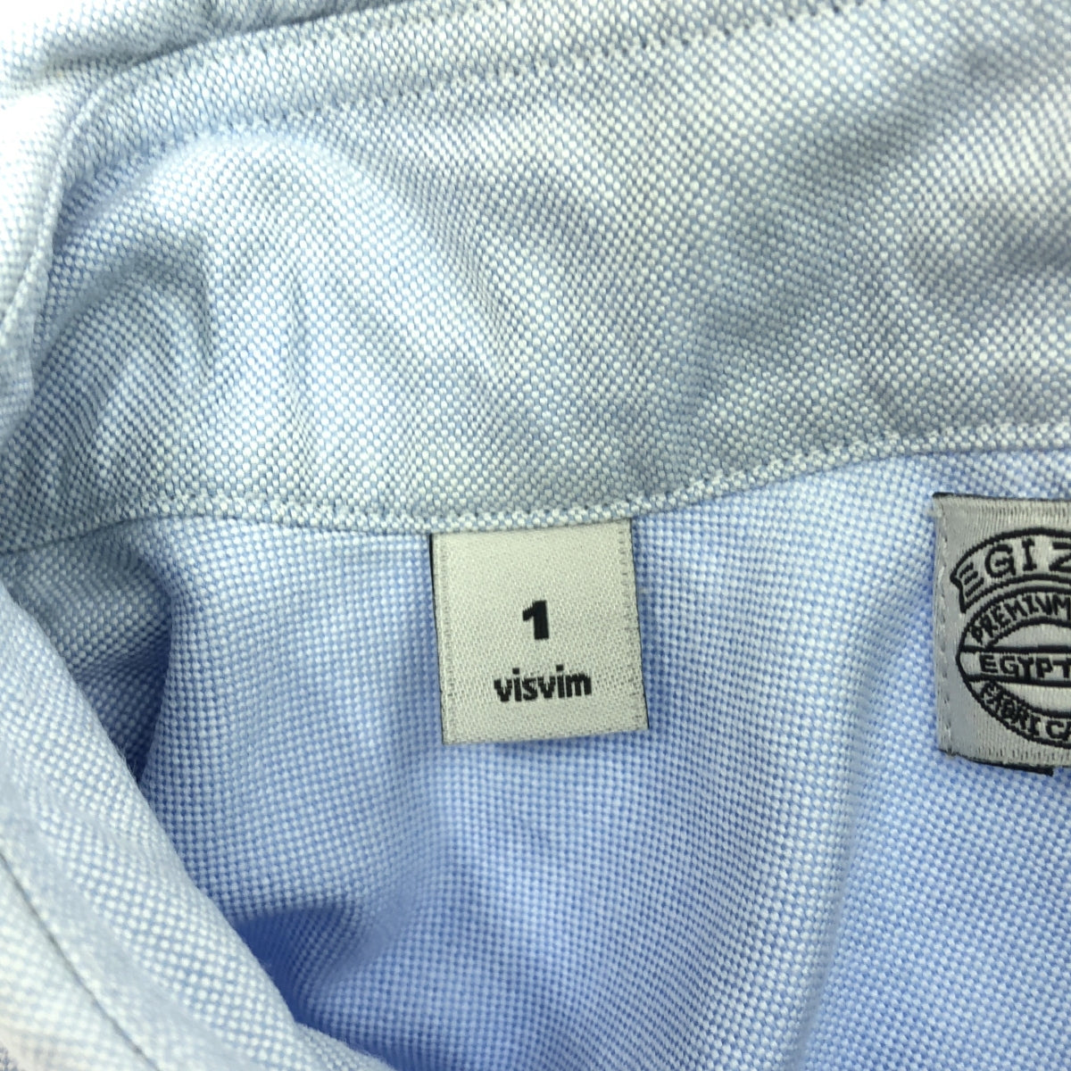 visvim / ビズビム | 2014SS | V+V B.D. OXFORD SHIRT L/S GIZA ギザコットン オックスフォード シャツ | 1 | ライトブルー | メンズ