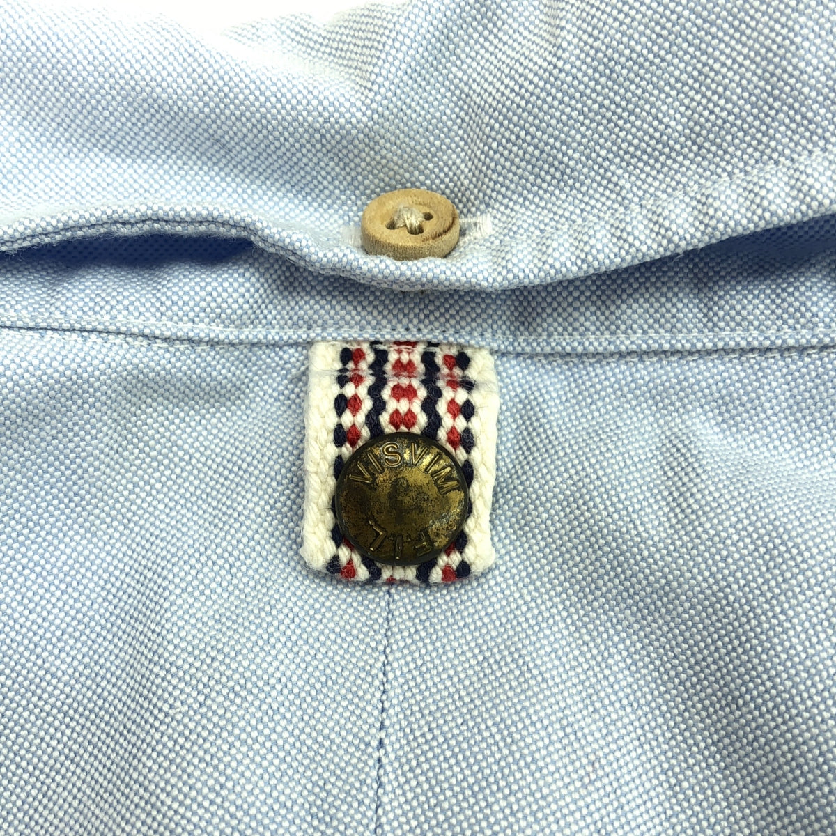 visvim / ビズビム | 2014SS | V+V B.D. OXFORD SHIRT L/S GIZA ギザコットン オックスフォード シャツ | 1 | ライトブルー | メンズ