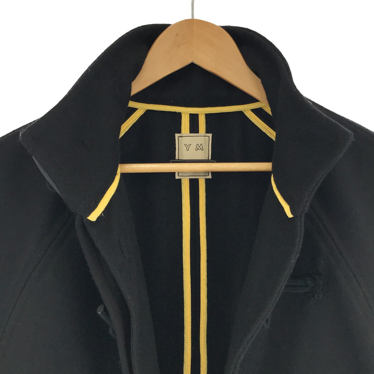 【미품】 YMYM / 와이엠 와이엠 | 2021AW | SLEEVELESS LONG COAT 슬리브리스 코트 | 블랙 | 여성