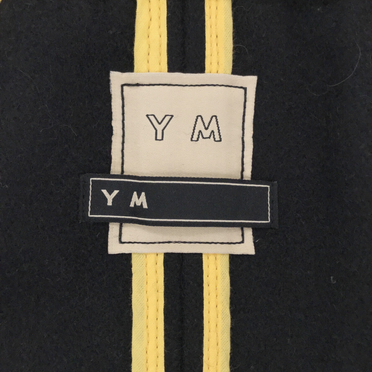 【미품】 YMYM / 와이엠 와이엠 | 2021AW | SLEEVELESS LONG COAT 슬리브리스 코트 | 블랙 | 여성