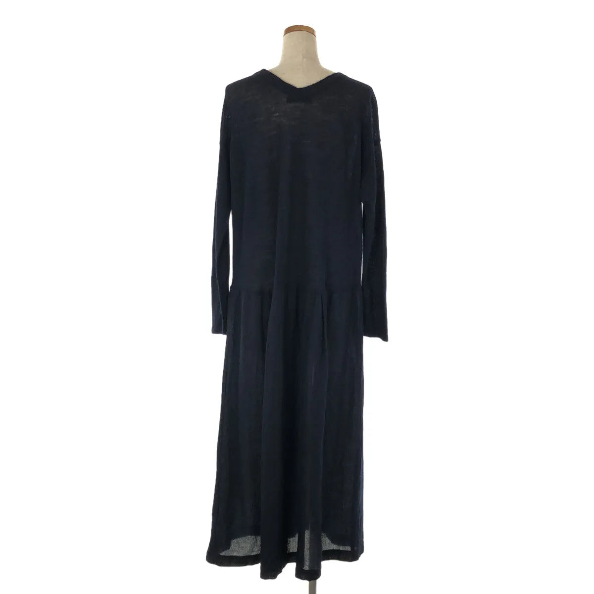 45r / フォーティファイブアール | ダブルポケット ウール ワンピース | 2 | ネイビー | レディース