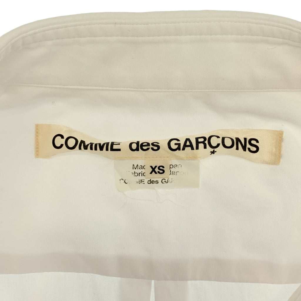 COMME des GARÇONS | 2019 春夏系列 | 棉質荷葉邊裝飾常規領襯衫 | XS 碼 | 女款