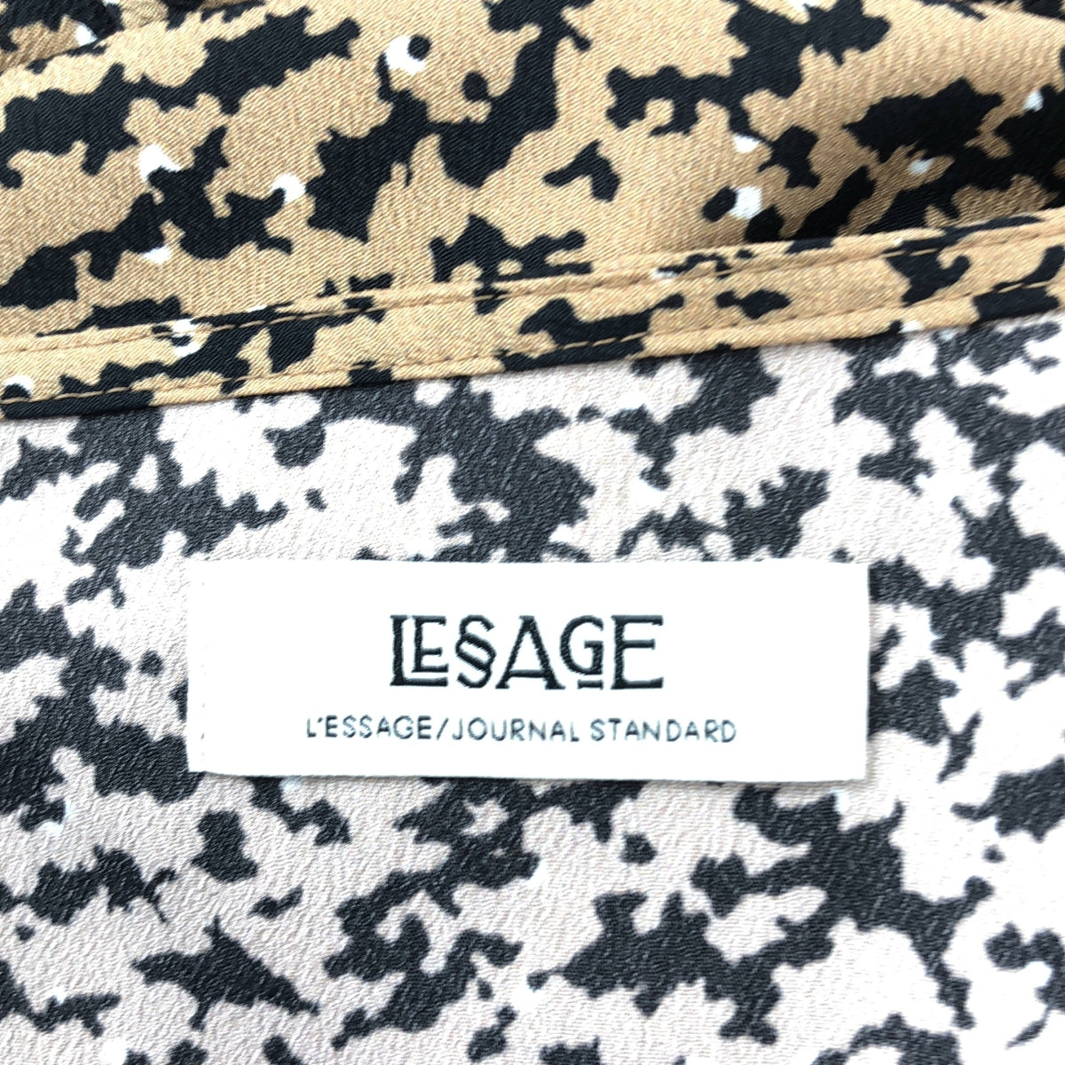 JOURNAL STANDARD L'ESSAGE | 2020 秋冬 | 古董阿蒙森褶襉連身裙（含內襯）| F 碼 | 女款