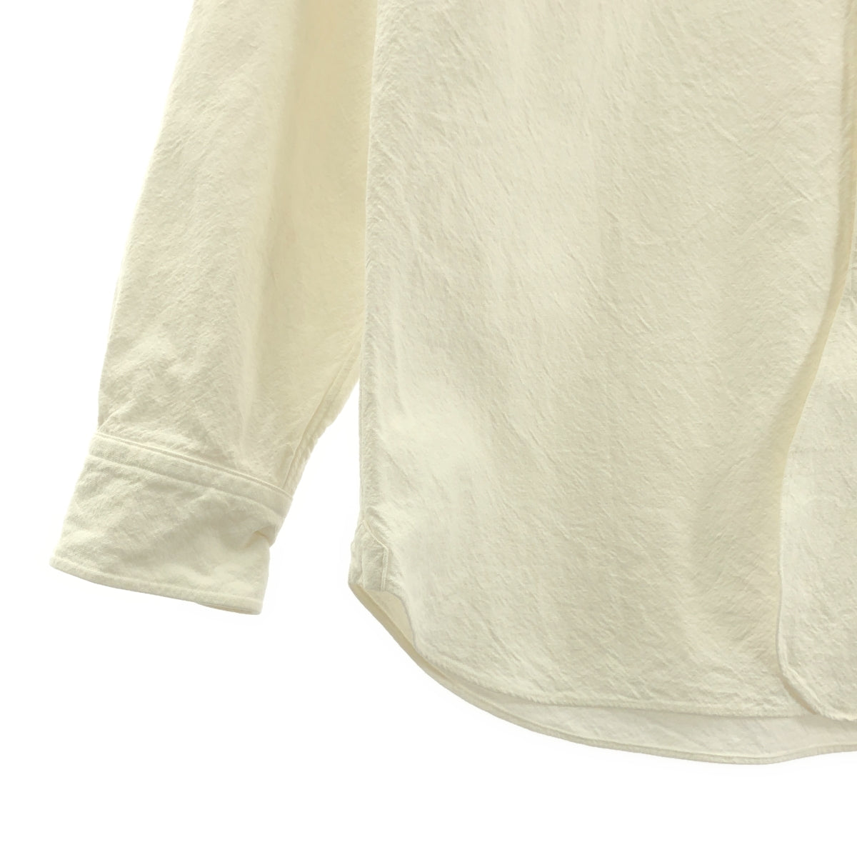 The crooked Tailor / ザクルーキッドテーラー | コットン レギュラーカラー シャツ | 48 | ホワイト | メンズ