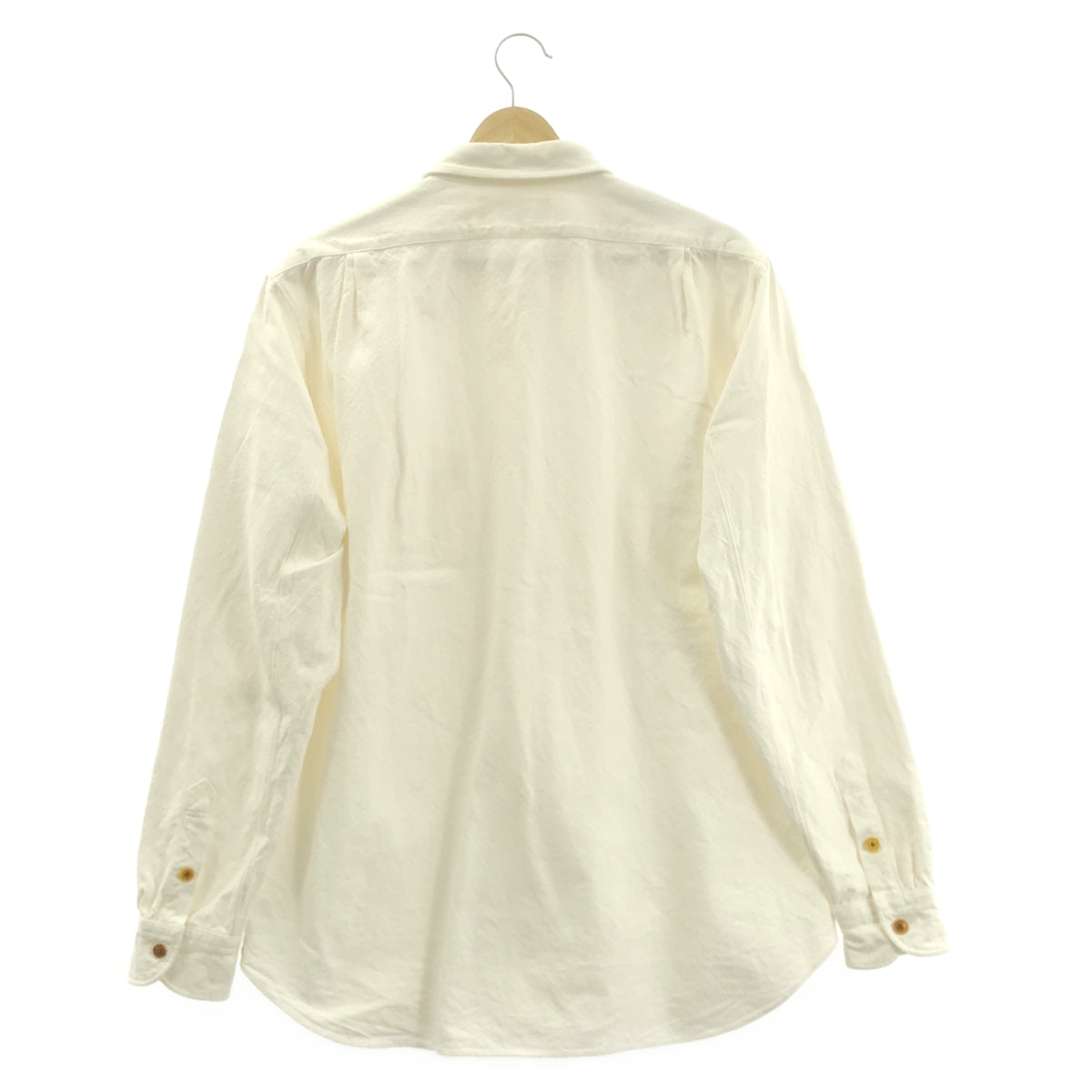 The crooked Tailor / ザクルーキッドテーラー | コットン レギュラーカラー シャツ | 48 | ホワイト | メンズ