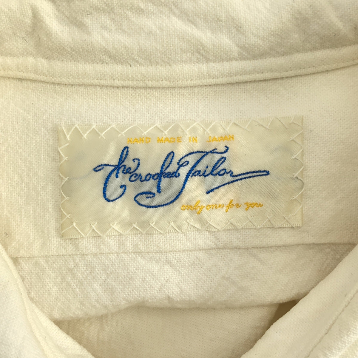 The crooked Tailor / ザクルーキッドテーラー | コットン レギュラーカラー シャツ | 48 | ホワイト | メンズ