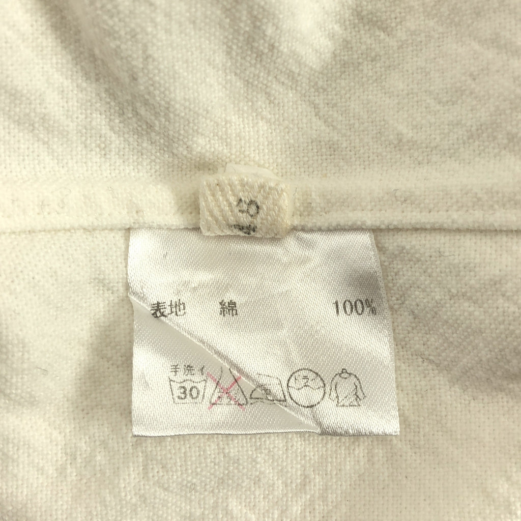 The crooked Tailor / ザクルーキッドテーラー | コットン レギュラーカラー シャツ | 48 | ホワイト | メンズ