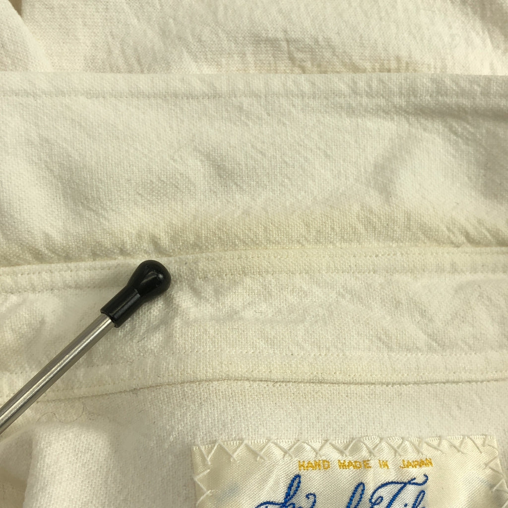 The crooked Tailor / ザクルーキッドテーラー | コットン レギュラーカラー シャツ | 48 | ホワイト | メンズ