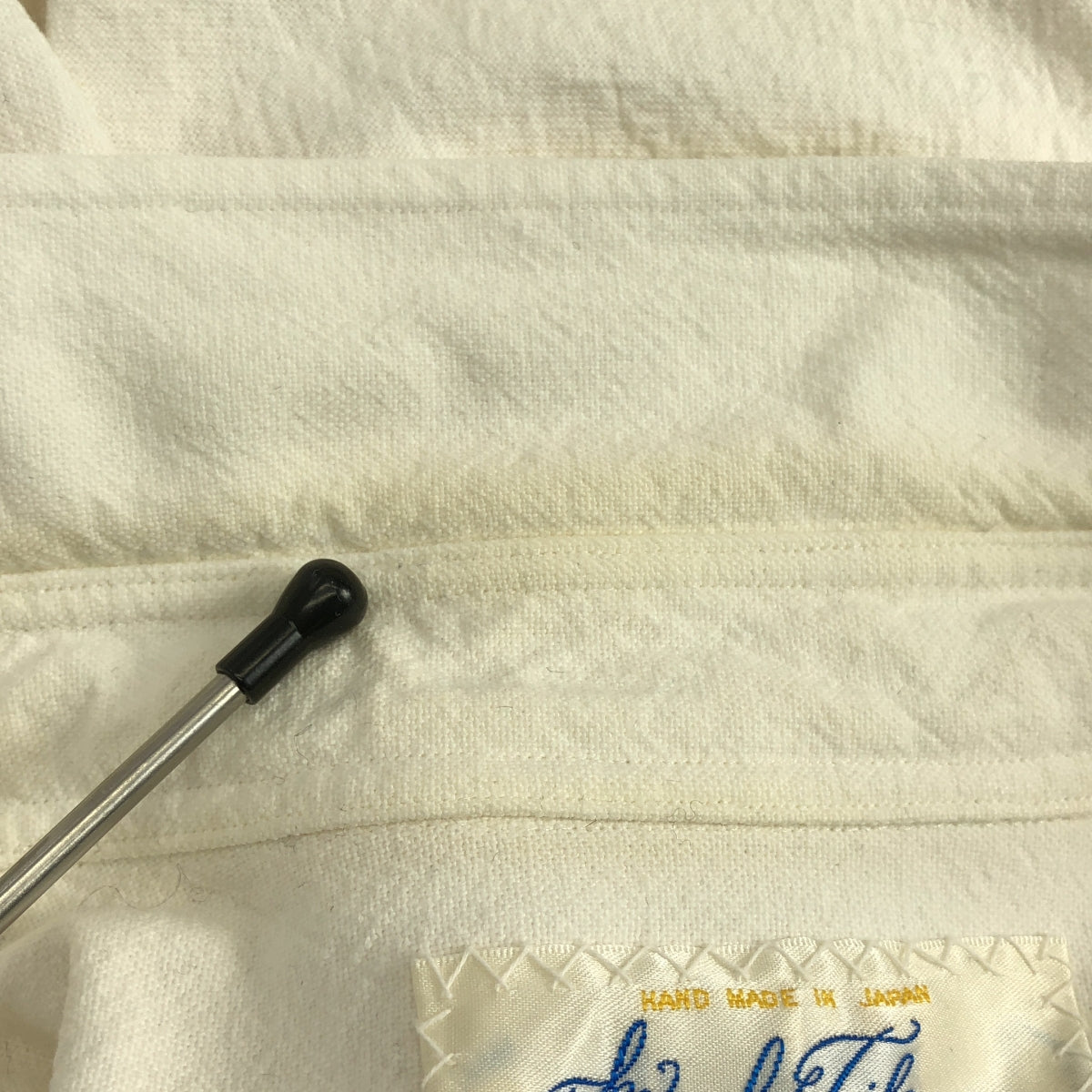 The crooked Tailor / ザクルーキッドテーラー | コットン レギュラーカラー シャツ | 48 | ホワイト | メンズ