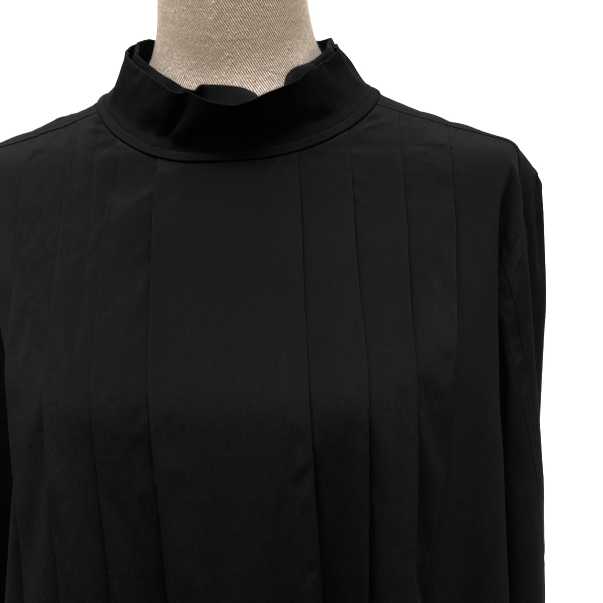 MARNI / マルニ | シルク混 ハイネック プリーツ ワンピース | 44