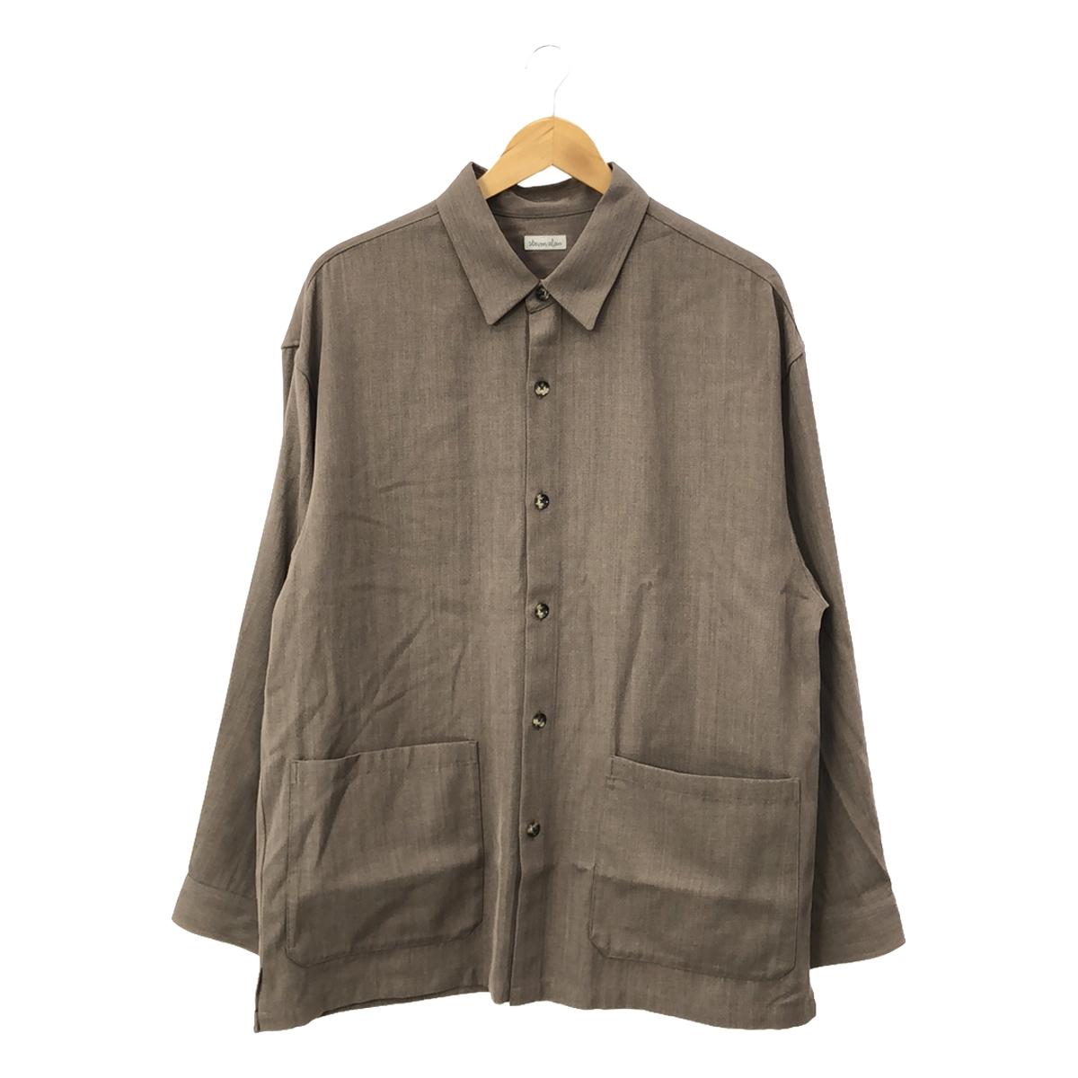 steven alan / Steven Alan | MOKU CAVALRY TWILL SHIRTALL shirt jacket | L | Brown | Men's