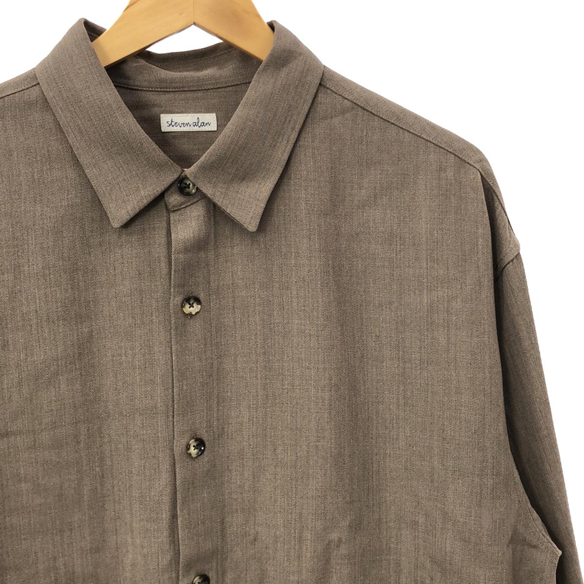 steven alan / Steven Alan | MOKU CAVALRY TWILL SHIRTALL shirt jacket | L | Brown | Men's