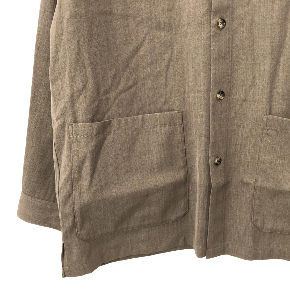 steven alan / Steven Alan | MOKU CAVALRY TWILL SHIRTALL shirt jacket | L | Brown | Men's