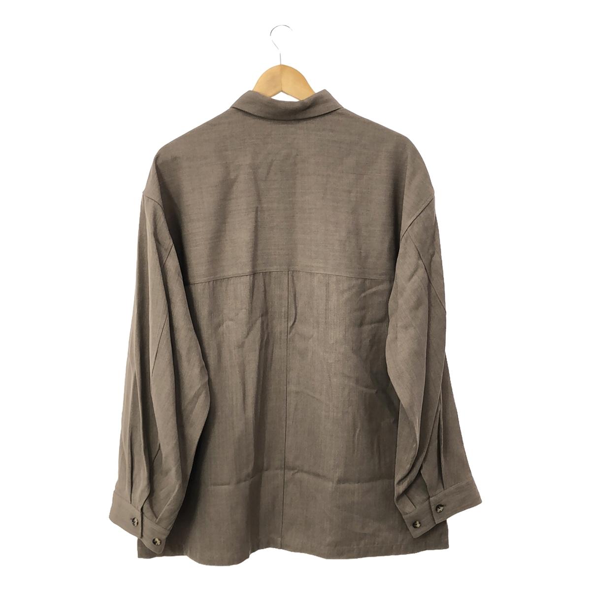 steven alan / Steven Alan | MOKU CAVALRY TWILL SHIRTALL shirt jacket | L | Brown | Men's