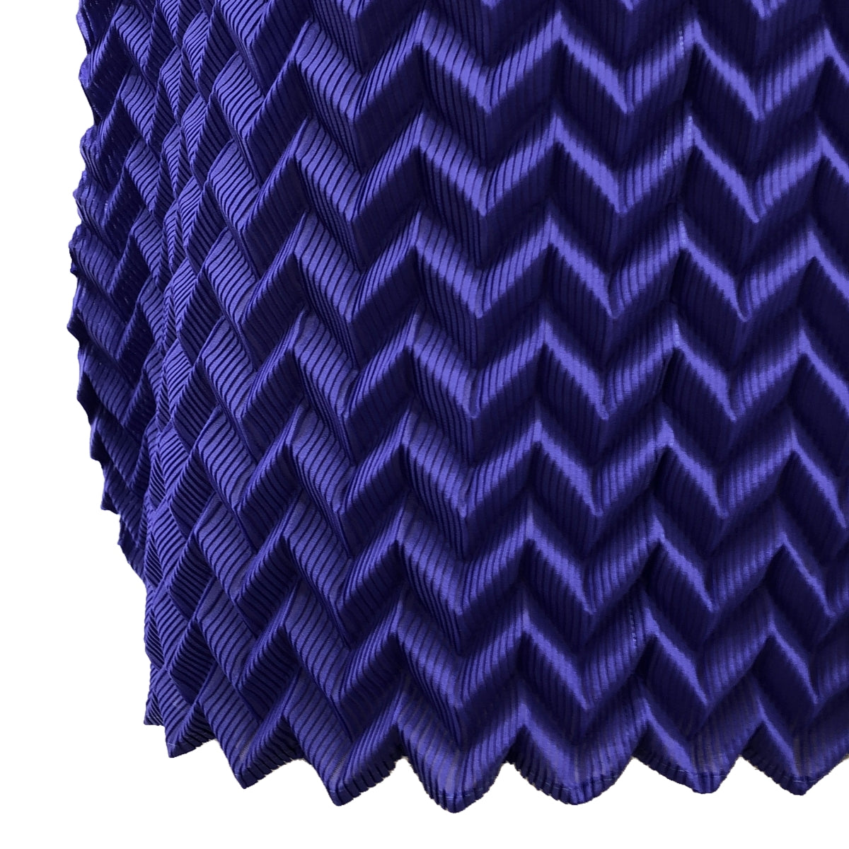 【美品】  me ISSEY MIYAKE / ミーイッセイミヤケ | ZIG ZAG PLEATS ジグザグ プリーツ トップス | パープル | レディース